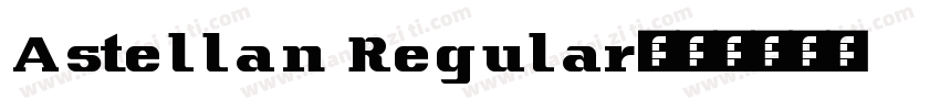 Astellan Regular字体转换
